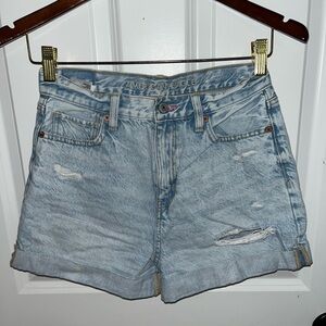 american eagle denim shorts size 2